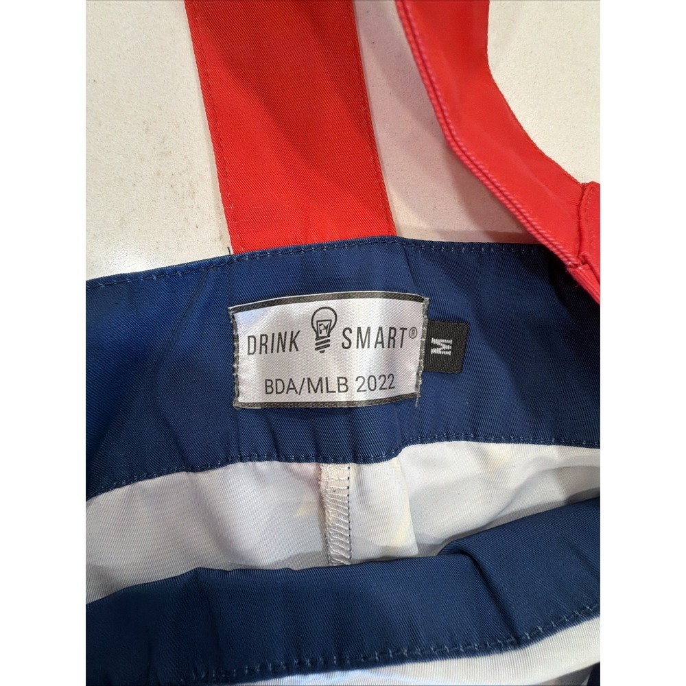 Milwaukee Brewers Jim Beam BSA/MLB 22 Drink Smart Overalls Bibs Size Medium EUC - Picture 5 of 10